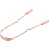 minkissy 2pezzi Raschietto Per Lingua Rame Con Scatola Pulitore Orale Ergonomico Per Rimuovere Odori Sgradevoli e Residui Strumento Per Orale Per Uomini e Donne