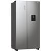 Hisense RS711N4WCE Frigorifero Side by Side 547 L Total No Frost Dispenser Acqua e Ghiaccio WiFi Classe E Inox