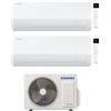 SAMSUNG CONDIZIONATORE SAMSUNG DUAL SPLIT CEBU S2 9000+12000 BTU WIFI INVERTER AJ040TXJ2KG/EU A+++ A++