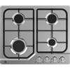 Midea Piano cottura 4 fuochi L 59 cm MKHG6401FEXS MIDEA acciaio inox griglie in ferro smaltato