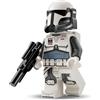 BRICK Flip Lego Star Wars - Set di Personaggi dei Guerrieri Cloni Imperial Commando Con Blaster e Zaino a Razzo, Alternativa a Battle Pack, Minifigure, Clone Trooper 501st