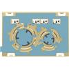 Geberit Placca Geberit Sigma50 Round Personalizzabile / Ottone Doppio Tasto | 115.652.00.1 Ottone
