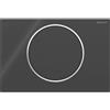 Geberit Placca Geberit Sigma10 Round Nero / Cromato Lucido | 115.758.KM.5 Nero