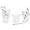 SELETTI S/6 BICCHIERINI CAFFE VETRO 10655KIT SELETTI