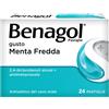 Benagol pastiglie gusto menta fredda 24 pastiglie in blister pvc/pvdc/al