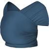 Ergobaby Fascia Neonato Porta Bebe per 0 Mesi Neonati a 11kg, Estiva Traspirante Ergonomica Elastica, Sustainable Knit, Blu (Twilight Navy)