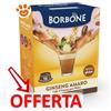 Borbone Caffè Capsule A Modo Mio - Ginseng Amaro - Confezione Da 16 Capsule - CONFEZIONE RISPARMIO