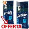 Prolife Dog Smart Puppy Large Pollo e Riso - Offerta [PREZZO A CONFEZIONE] Quantità Minima 2, Sacco Da 10 Kg