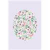 Komar PURE Boutique - Poster da parete con motivo Shelly Patterns Lavanda, dimensioni: 50 x 70 cm (senza cornice)