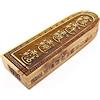 lachineuse - Piastra di protezione Taoista in legno - Favorisce le buone influenze - 17 x 6 cm - Decorazione murale asiatica Feng Shui - Decorazione tradizionale casa cinese giapponese Asia Giappone