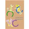 Komar PURE Boutique - Stampa artistica da parete, motivo: ABC Animal C, dimensioni: 50 x 70 cm (senza cornice)