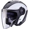 Caberg Casco Moto Jet Caberg SOHO MILANO Nero Opaco Bianco