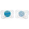 CHICCO (ARTSANA SpA) Chicco succhietto light boy silicone 6-16 mesi 2 pezzi