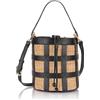 ALARY Beuteltasche, Borsa a Mano con Tracolla Donna, Nero, Taglia Unica