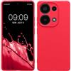 kwmobile Custodia Compatibile con Xiaomi Redmi Note 13 Pro 4G Cover - Back Case per Smartphone in Silicone TPU - Protezione Gommata - rosa shocking
