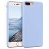 kwmobile Cover per Apple iPhone 7 Plus/iPhone 8 Plus Custodia - Back Case per Smartphone in Silicone TPU - Protezione Gommata - blu chiaro