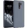 kwmobile Custodia Compatibile con Xiaomi Redmi 9 Cover - Back Case per Smartphone in Silicone TPU - Protezione Gommata - ardesia scuro