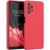 kwmobile Cover per Samsung Galaxy A32 5G Custodia - Back Case per Smartphone in Silicone TPU - Protezione Gommata - awesome pink