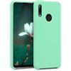 kwmobile Cover per Huawei P Smart (2019) Custodia - Back Case per Smartphone in Silicone TPU - Protezione Gommata - verde menta