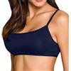 JADEA Set 3 Top Donna Cotone Modal - Reggiseno Sportivo Senza Ferretto Non Imbottito - Bralette Morbida per Sport e Casual,Blu M
