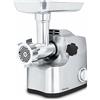 H.Koenig - Tritatutto elettrico professionale WMG800, potente, fino a 2 kg/min, lama di taglio in acciaio inox, 3 misure di griglia tritatutto, 2 velocità 1800 W, per carni e salsicce
