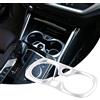 DIYUCAR Cornice decorativa in ABS cromato per console centrale dell'auto, per G20 G28 325li Serie 3 2019 2020 2021 2022 Accessori (argento)