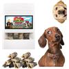 Bite & Delight 100g Pelle di Merluzzo Essiccata per Cani - Snack Naturale al Gusto Intenso - Snack di Pesce Secco per Cani - Trattamento Sano e Delizioso per Cani di Tutte le Taglie