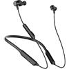 SoundPEATS Auricolari Bluetooth 5.0 con Doppio Altoparlante, Force Pro Cuffie Bluetooth con Archetto in-ear per Sport Microfono Integrato, 22 ore di Riproduzione APTX-HD Cancellazione del Rumore