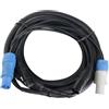 Pronomic Stage PPD-5 Cavo Ibrido Powerplug/DMX 10m (ideale per il cablaggio di effetti luce e illuminazione palco)