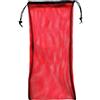 Courtieyeardceastea Borsa a rete con coulisse per attrezzatura da snorkeling pinne subacquee maschera rossa
