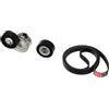 GATES Kit Cinghie Poly-V K056PK1740 Gomma Compatibilità con FIAT Scudo Van 220 Scudo Station Wagon 220 Ulysse 179 ULYSSE 220 SCUDO Pianale piatto/Telaio 220, PEUGEOT 206 2 volumi/Coda spiovente 2A/C