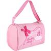 equlup Borsa Da Nuoto per Danza Classica, 27x16x20 Cm/10,6x6,3x7,9 Pollici Zaino Carino per Danza Classica Borsa a Tracolla Regolabile per Danza Classica per Accessori Da Danza (Rosa)