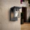 Applique Nera da Parete Base E27 IP54 - Serie RIGA