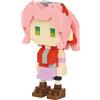 nanoblock Bandai - Nanoblock - Figurine Naruto Shippuden - Sakura Haruno - Mini Figurina 160 pezzi - Gioco di costruzione figurina - Kit Costruzione Giocattolo Bambino 12 anni e + Adolescenti Adulti - NBCN136