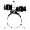 Batteria Acustica bambini Kit Junior completa NERA