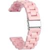 JVEIWAD Cinturino compatibile con Omega X Swatch Joint MoonSwatch cinturino in resina colorata a sgancio rapido compatibile con Blancpain Five Oceans uomo donna 20 mm 22 mm(Pink,20mm)