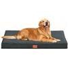 WAVVE Cuccia Cane Grande Ortopedica 112x81x7.6 cm, Cuscino per Cani interno indistruttibile XL, Letto per Cani Sfoderabile Lavabile Impermeabile, Materassino per Cani in Uovo Foam, Grigio