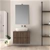 Baden Haus Mobile bagno cannettato 80 cm finitura noce Palermo