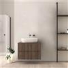 Baden Haus Mobile bagno cannettato 80 cm finitura noce Palermo