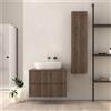 Baden Haus Mobile bagno cannettato 80 cm finitura noce Palermo