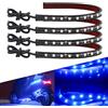Keiurot Blu Tubo flessibile impermeabile a LED per auto, per moto da 12 V Auto Moto 5050-18SMD 32 CM Striscia LED Auto LED Sottoscocca