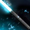 InLoveArts Spade Laser LED-RGB 7 Colori Lightsaber con Manico in Metallo, 1 Set Soundfont Simulati di Combattimenti, Giocattolo & Regalo & Cosplay USB Ricaricabile