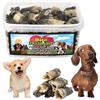 Bite & Delight 150g Pelle di Merluzzo Essiccata per Cani - Snack Naturale al Gusto Intenso - Snack di Pesce Secco per Cani - Trattamento Sano e Delizioso per Cani di Tutte le Taglie