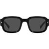 DSQUARED2 Occhiali da sole 0009/S Black/Grey 50/23/145 uomo, Nero/Grigio