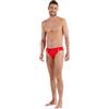 HOM Slip da Bagno Nautical Cup Swim Briefs, Nastro a Righe Rosso, M Uomo