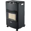 Svan Stufa Ceramica Nero SCEBC4200P. 4200 W, 3 livelli di potenza, riscaldamento a piastra in ceramica, sensore antiribaltamento, adatto per butano/propano/GPL