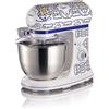 Ariete 1588 Impastatrice Capri, Planetaria, 7 velocità, 2400 Watt, 5,5 litri, Tazza Acciaio Inox