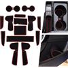 BIBIBO Tappetini in Gomma per Auto Compatibile con K*i*a Ceed SW GT Proceed GT 2018-2024 / XCeed GT 2020-2024, Tappetino Antiscivolo in Gomma, Scanalatura Porta Interni Auto Accessori