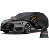 kayme Telo Copriauto da Esterno, Kayme Copertura per Station Wagon Impermeabile, Compatibile Con Audi A4 Avant, BMW serie 3 Touring, Mercedes Classe C SW, Fiat Tipo SW Etc, (Wagon da 450 a 485cm)