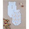 Prénatal Pack 2 body azzurri bimbo orsetti